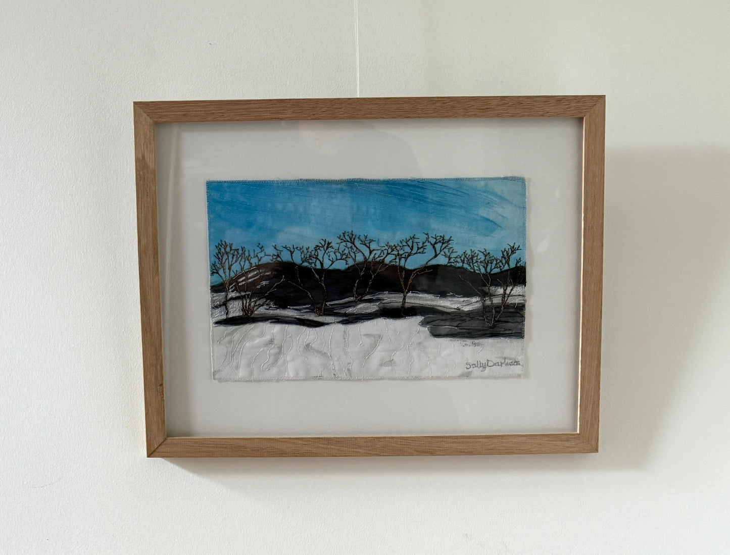Icy Volcanic Land- framed