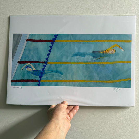 A3 Print -Swimming
