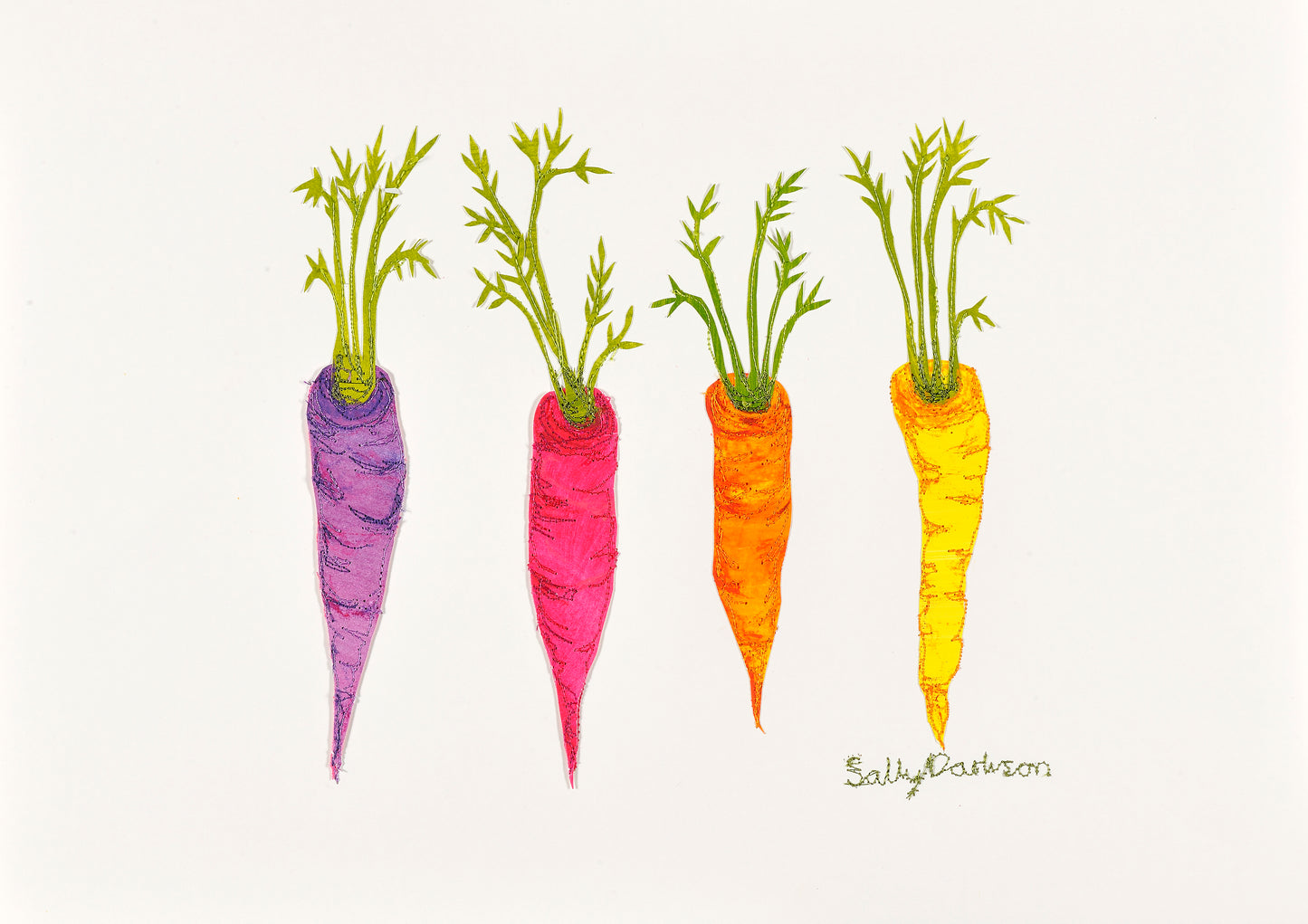 4 Heirloom Carrots Line