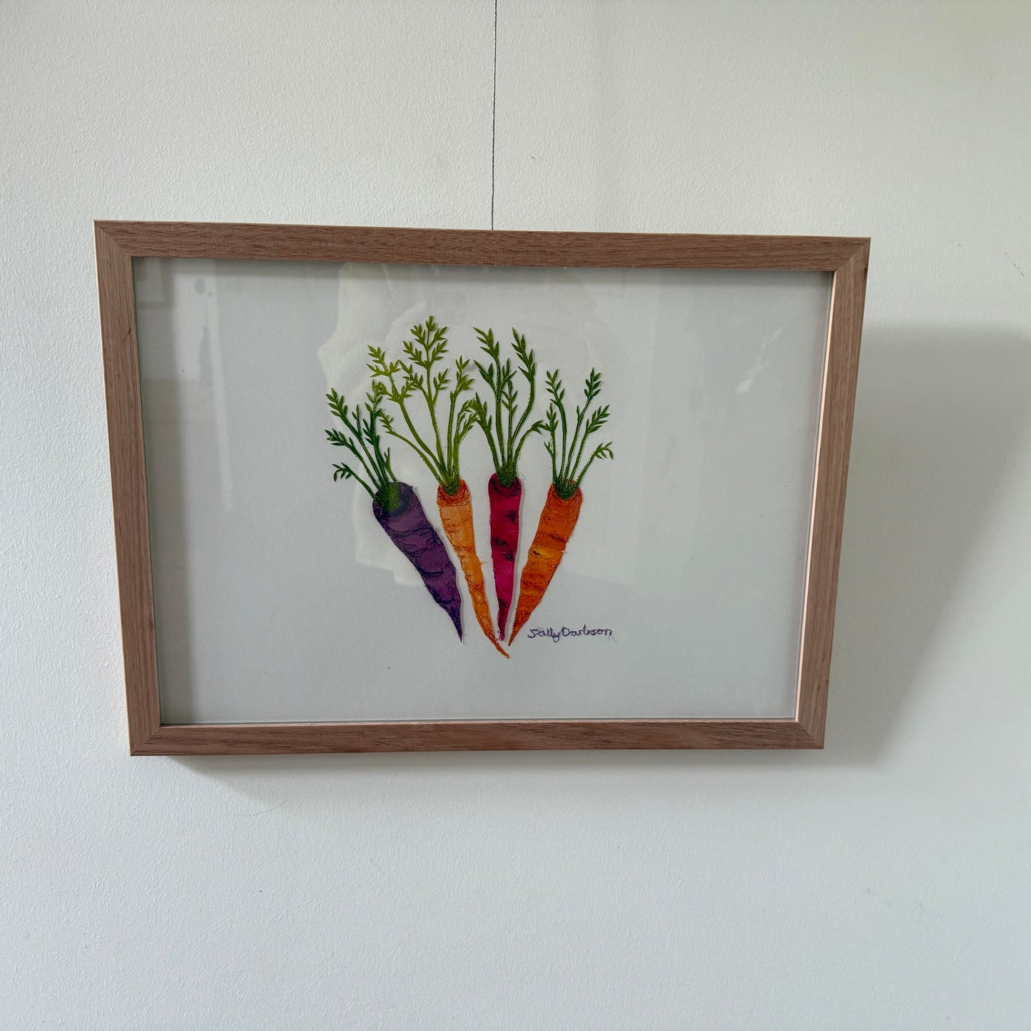 4 Close Carrots - framed