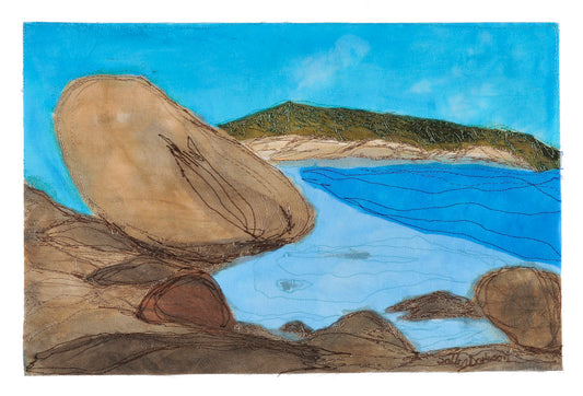 Rocky Corner- framed