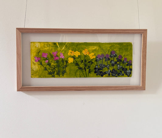 Scottish wildflowers 1- framed