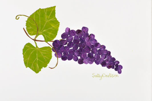 Grapes -framed