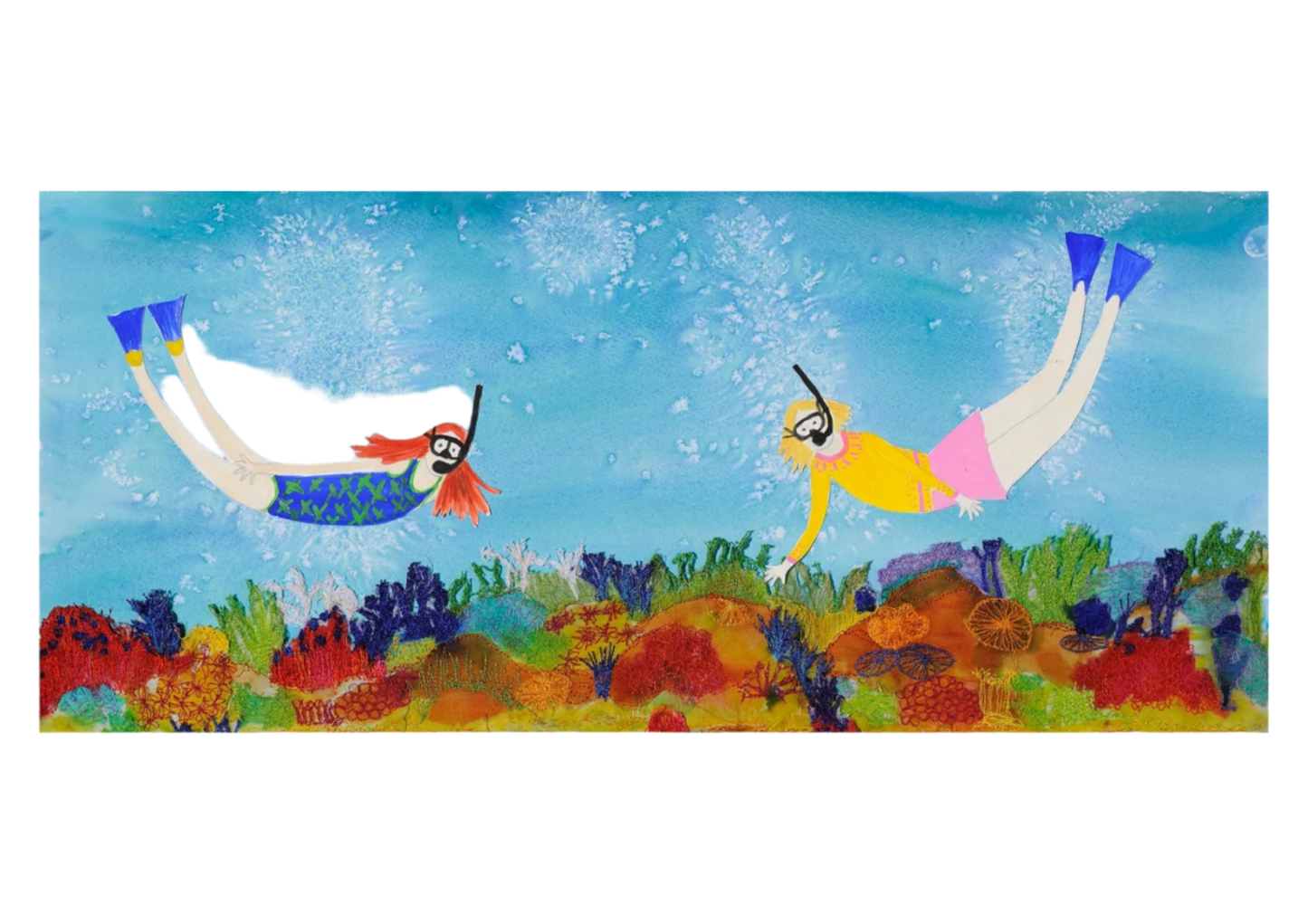 Snorkeling A3 Print