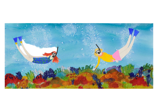 Snorkeling A3 Print